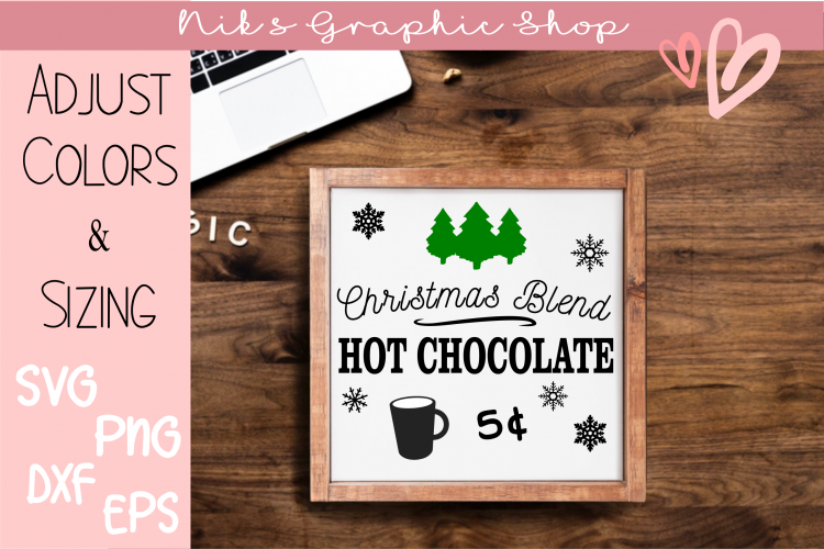 Free Svgs Download Hot Chocolate Svg Hot Chocolate Sign Svg Christmas Sign Free Design Resources