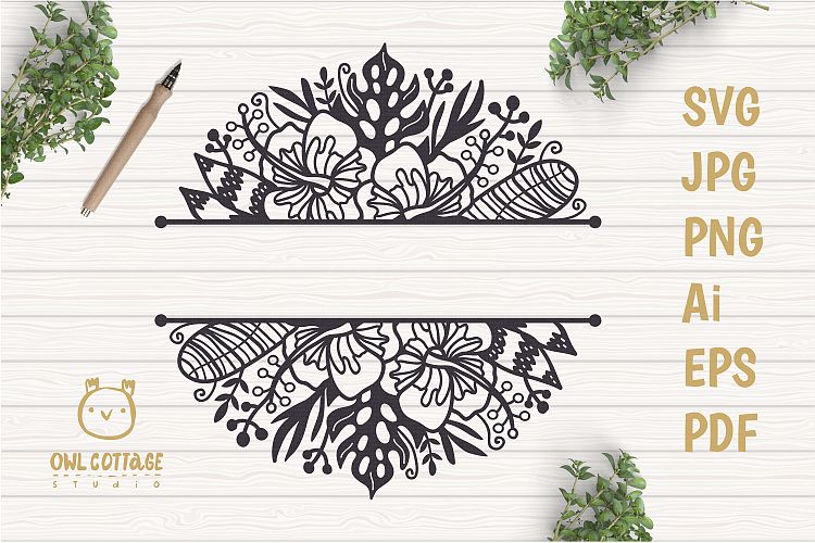 Free Free 347 Svg Flower Border Free SVG PNG EPS DXF File