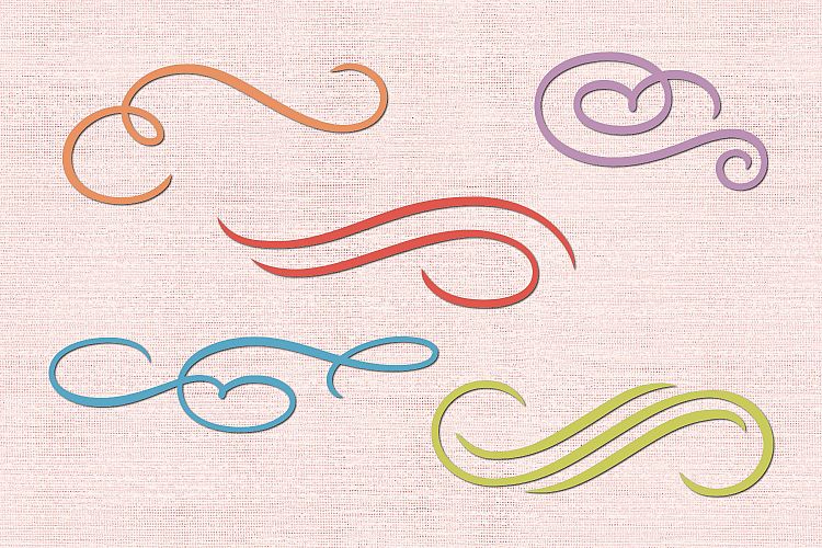 SVG Flourishes Cutting File FL02