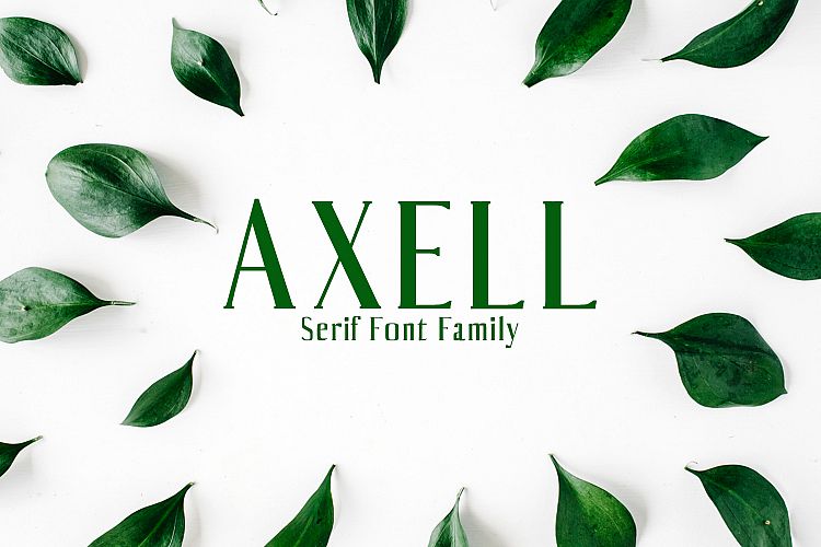 Axell Serif Font Family