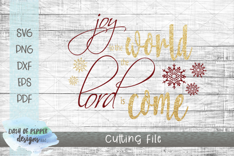 Joy to the World SVG - Christmas SVG