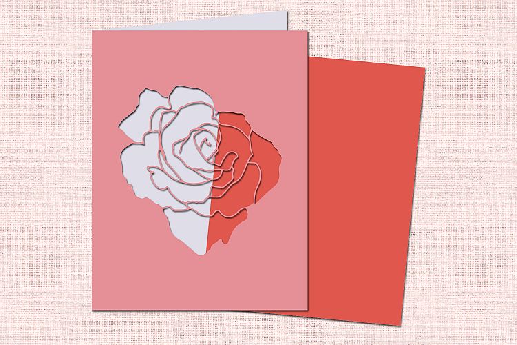 SVG Rose Card