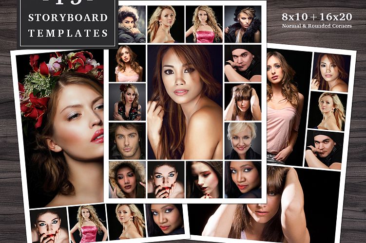 Storyboard Templates Set 001
