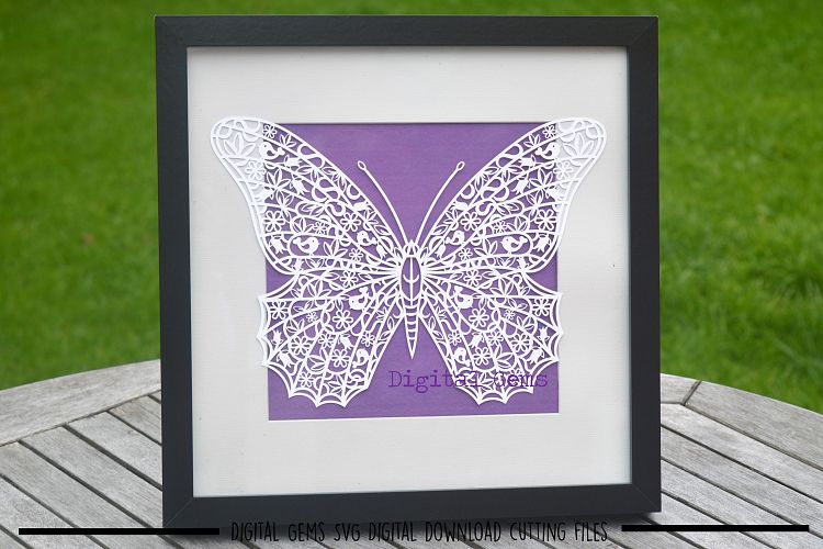 Butterfly paper cut SVG / DXF / EPS files