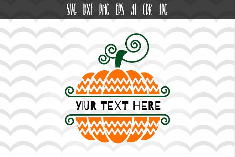 Pumpkin SVG, Pumpkin Cut File, Silhouette Cut File
