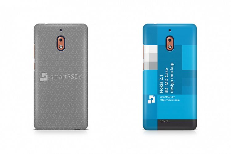Nokia 2.1 3d IMD Case Design Mockup 2018