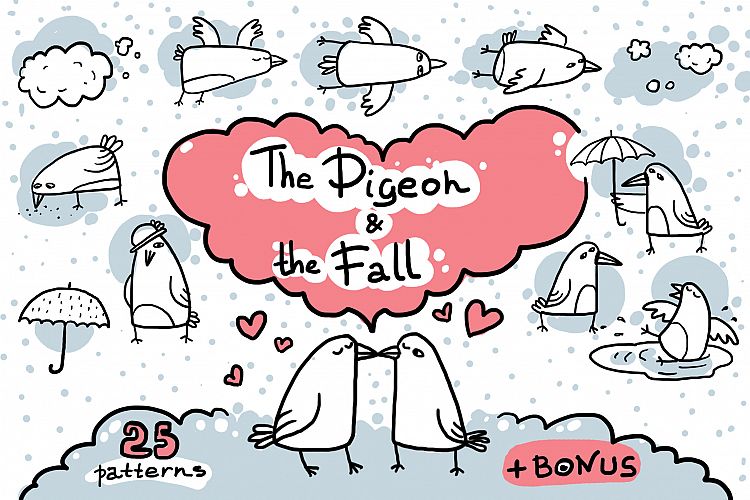 The Pigeon & the Fall patterns