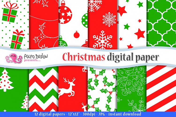 Christmas Digital Paper