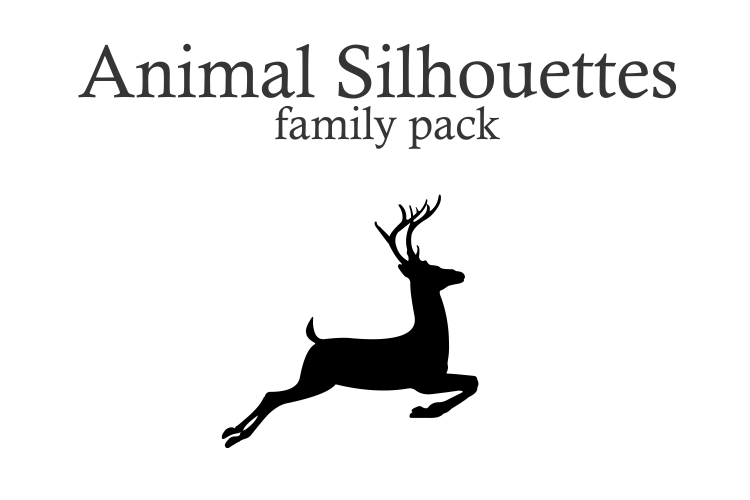 Animal Silhouettes (pack)