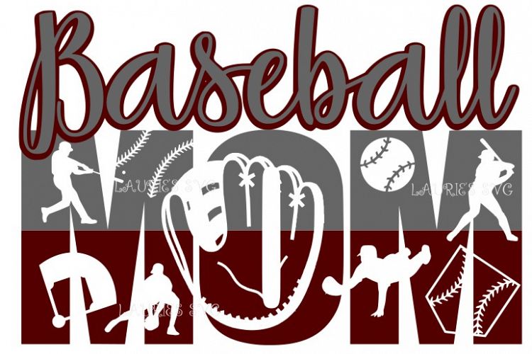BASEBALL MOM SVG,EPS,DXF,PNG,JPG