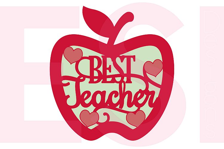 Best Teacher Apple Design example image 1