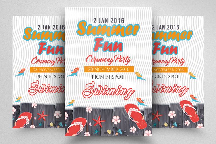 Summer Picnic Party Flyer