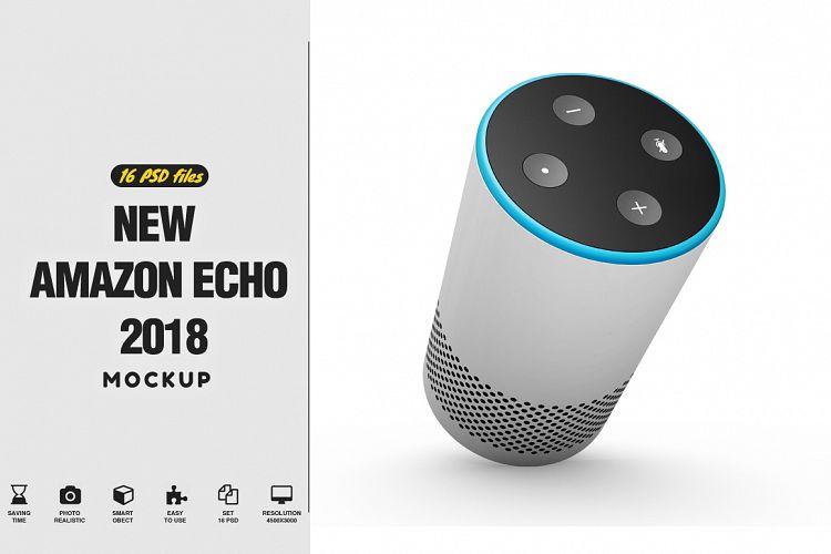 New Amazon Echo Mockup 