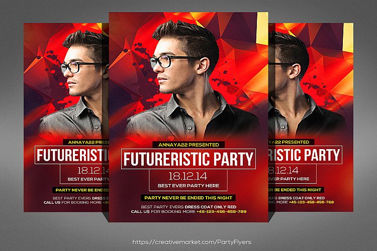 Retro Futuristic Flyer