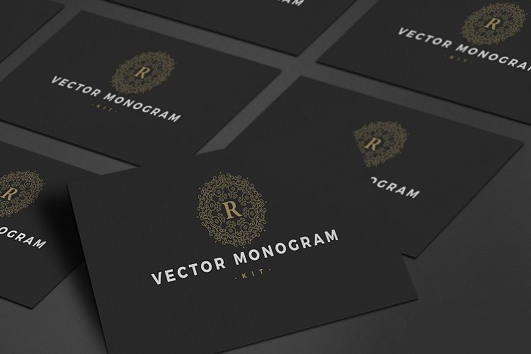 27 Vector Logo Monogram Kit Bundle