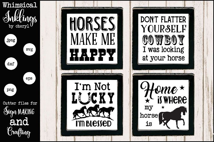 All About Horses SVG Set