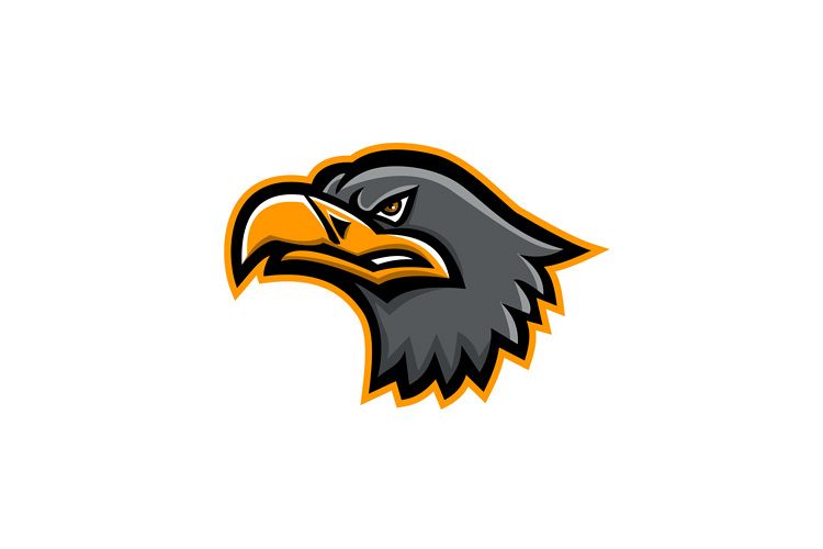 Eurasian Sea Eagle Head Mascot