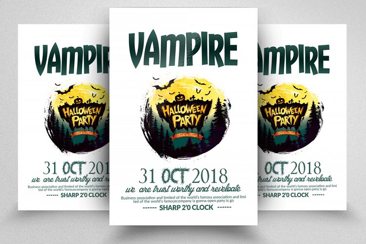 Halloween Party Night Flyer