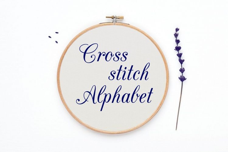 Cross Stitch Alphabet Pattern (Alph5)
