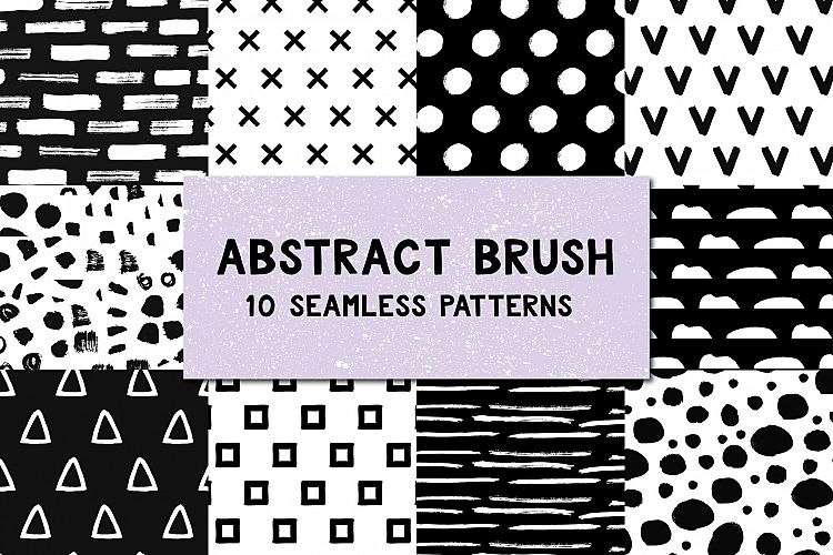 Abstract brush patterns