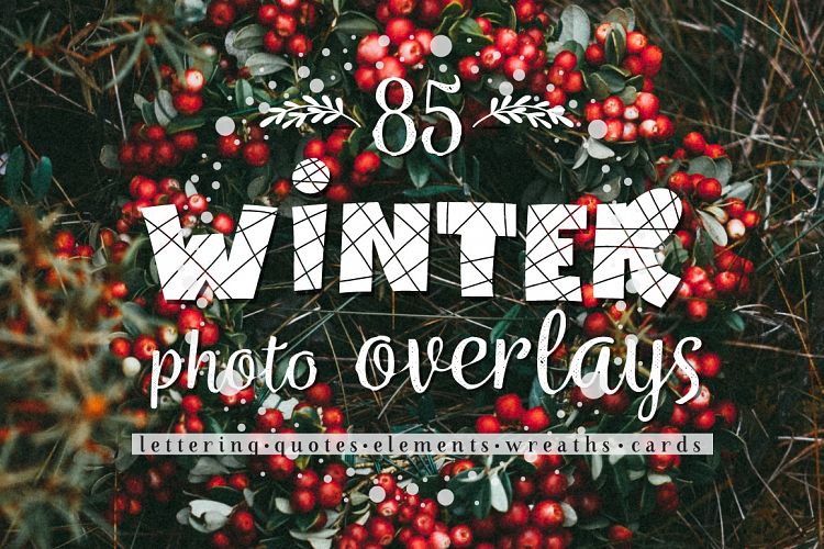 Winter and Christmas overlays