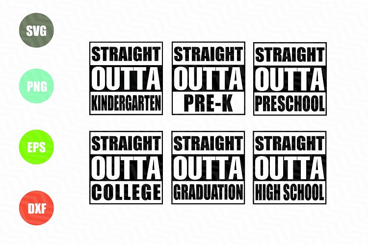 Straight Outta Cut File SVG