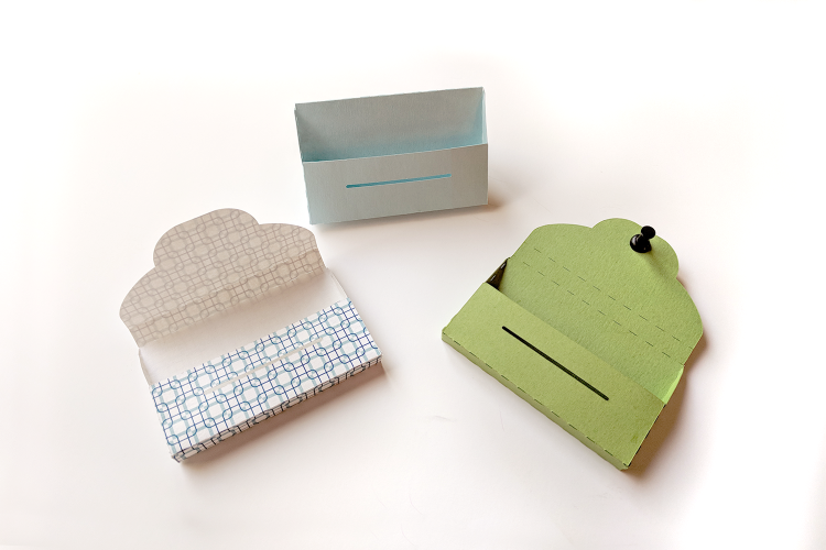 Paper Business Card Holder SVG & PDF Design