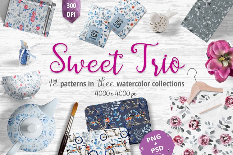 Sweet Trio - patterns