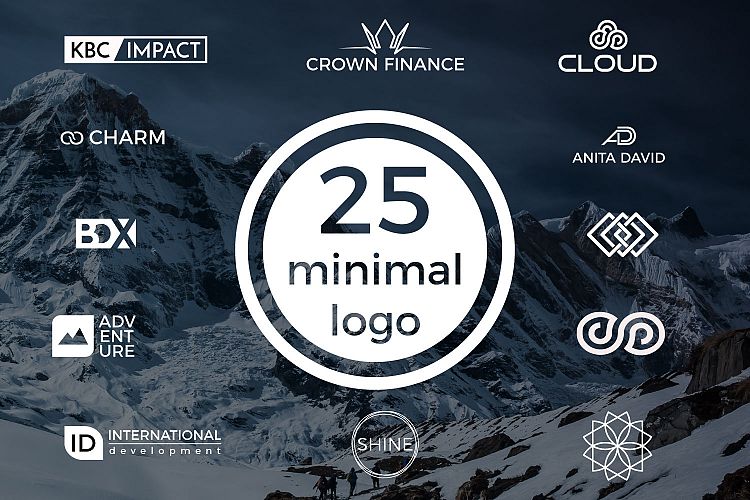 25 minimal logos Bundle