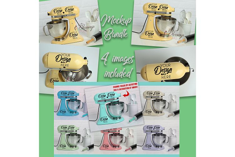 Stand Mixer Mockup Photo Kitchenaid Mixer Mock up Decal