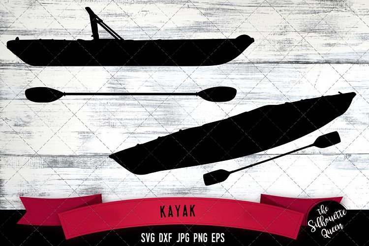 Download Kayak Svg, Cricut files, Silhouette Studio Vector