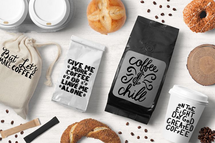 COFFEE lettering illustration