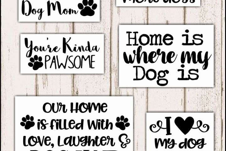 Dog Mom SVG Cutter Files