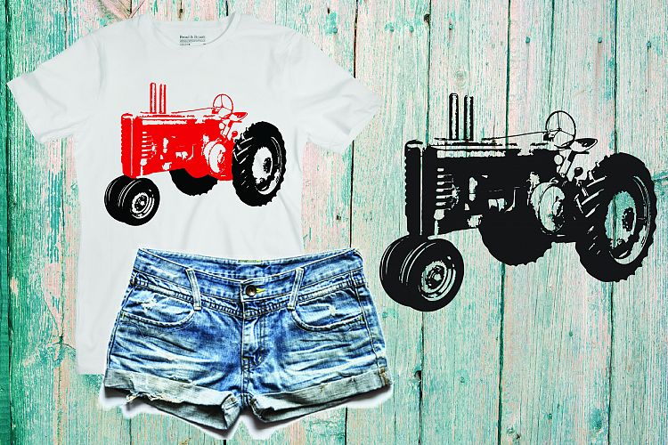 Farm Tractor SVG Father's Day dad boy 943S