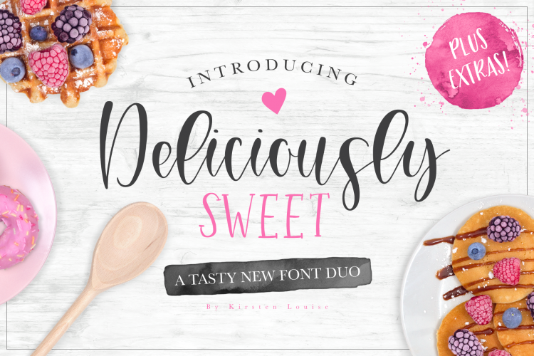 Deliciously Sweet Font Duo