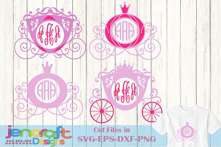 Princess Carriage SVG, Cinderella Carriage SVG