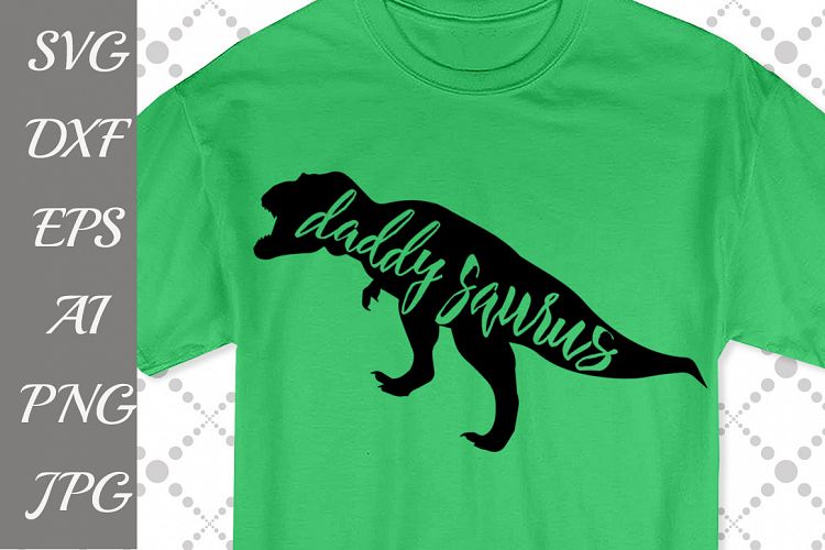 Daddy Saurus Svg