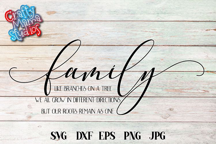 Download Family Like Branches On A Tree SVG, Family Sublimation