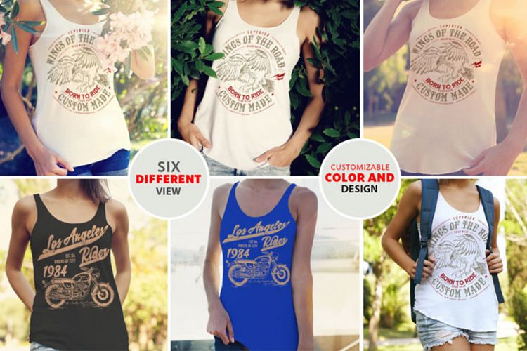 Tank top Woman Mockup