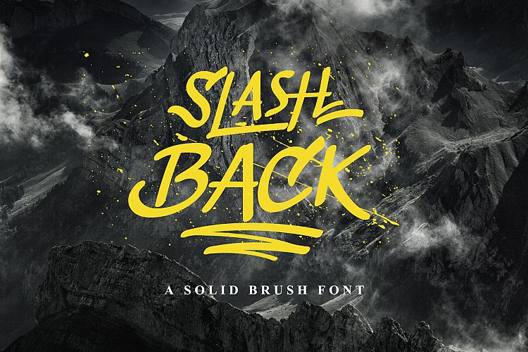 Slashback Typeface