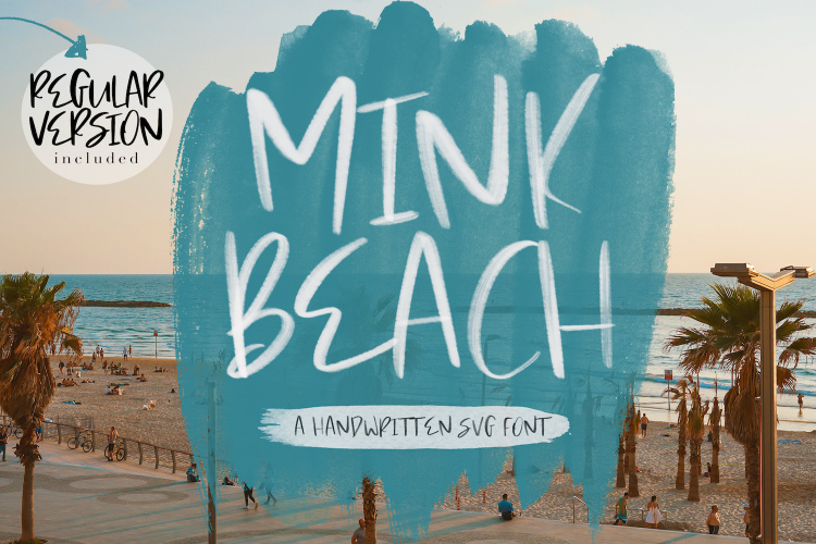 Mink Beach Font & SVG Font