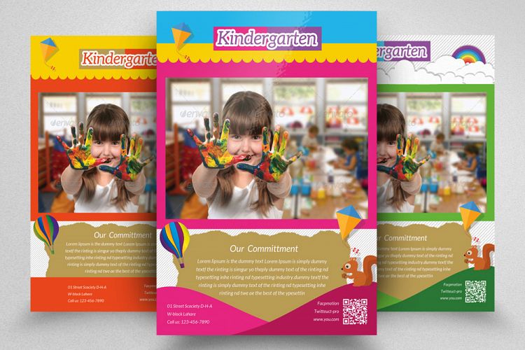 Kindergarten Junior School Flyer