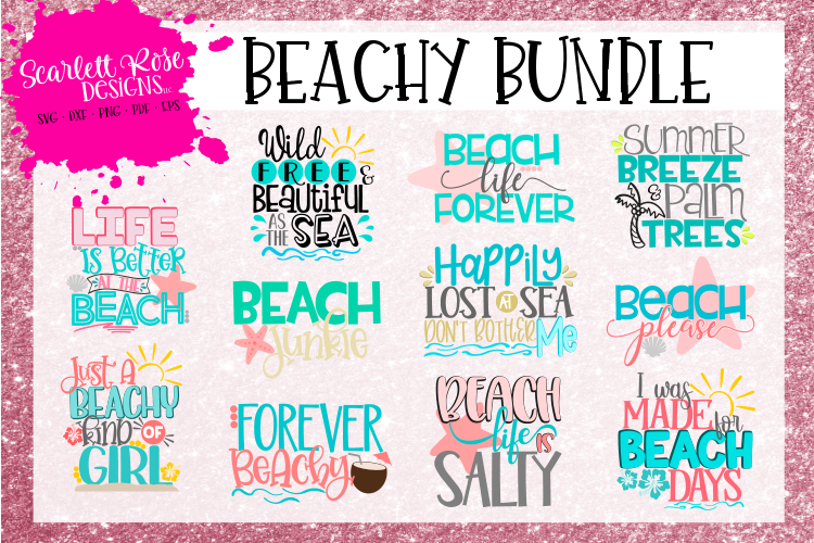 Beachy Bundle - Summer Beach SVG
