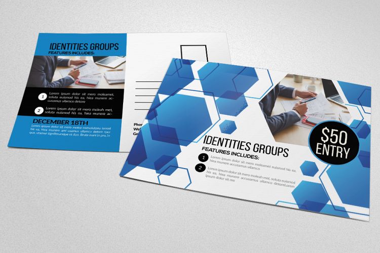 Business Corporate Agency Postcard