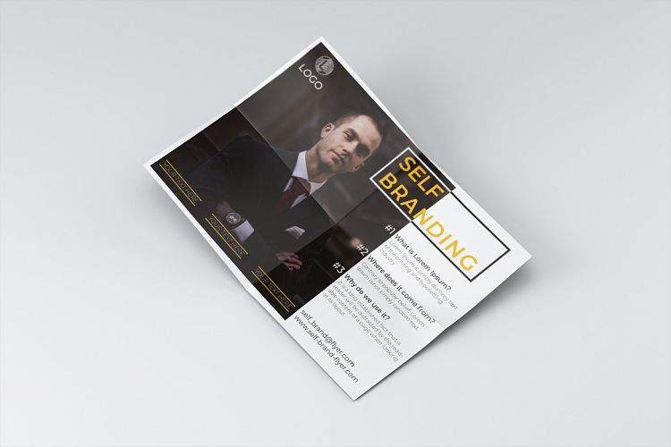 Professional branding flyer