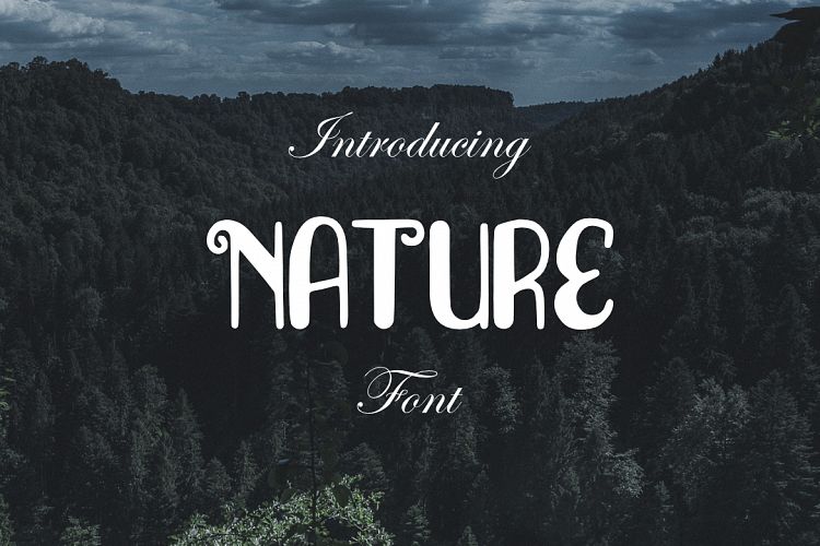 Nature Font