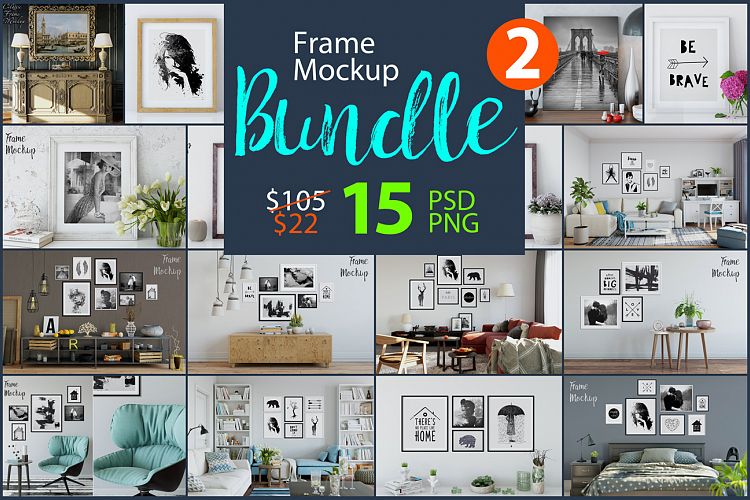 Frame Mockup Bundle Vol. 2