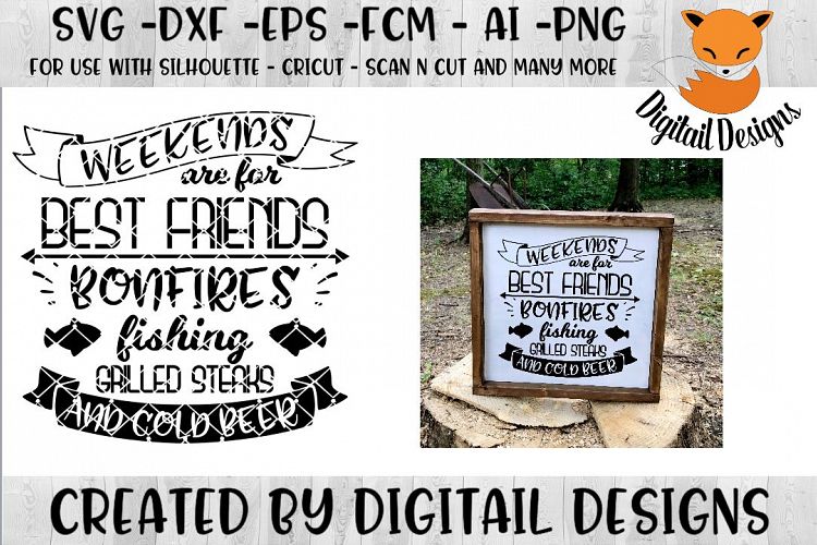 Download Weekend Camping SVG for Silhouette, Cricut (118737) | Cut ...