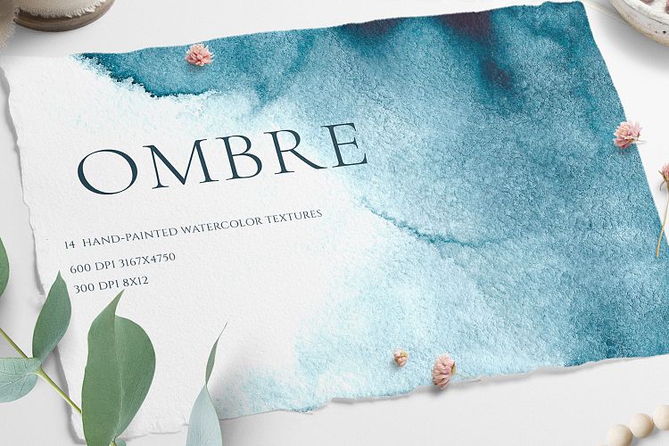 Ombre Watercolor Texture