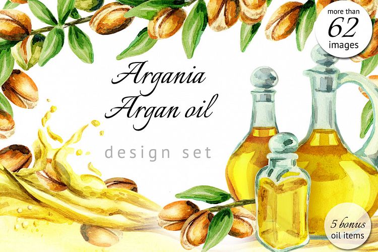 WATERCOLOR argania and argan oil set
